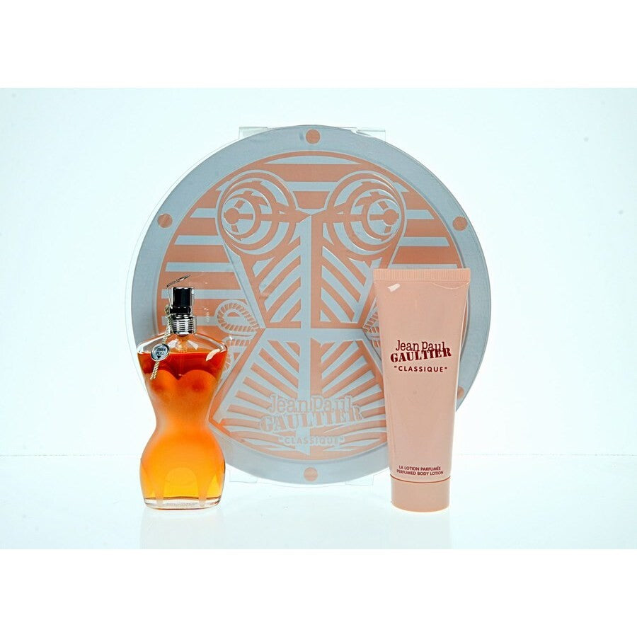 Jean Paul Gaultier CLASSIQUE Eau de Toilette 2 piece Gift Set for Women ( Includes 1.7 oz EDT Spray + 2.5 oz Perfumed Body Lotion)