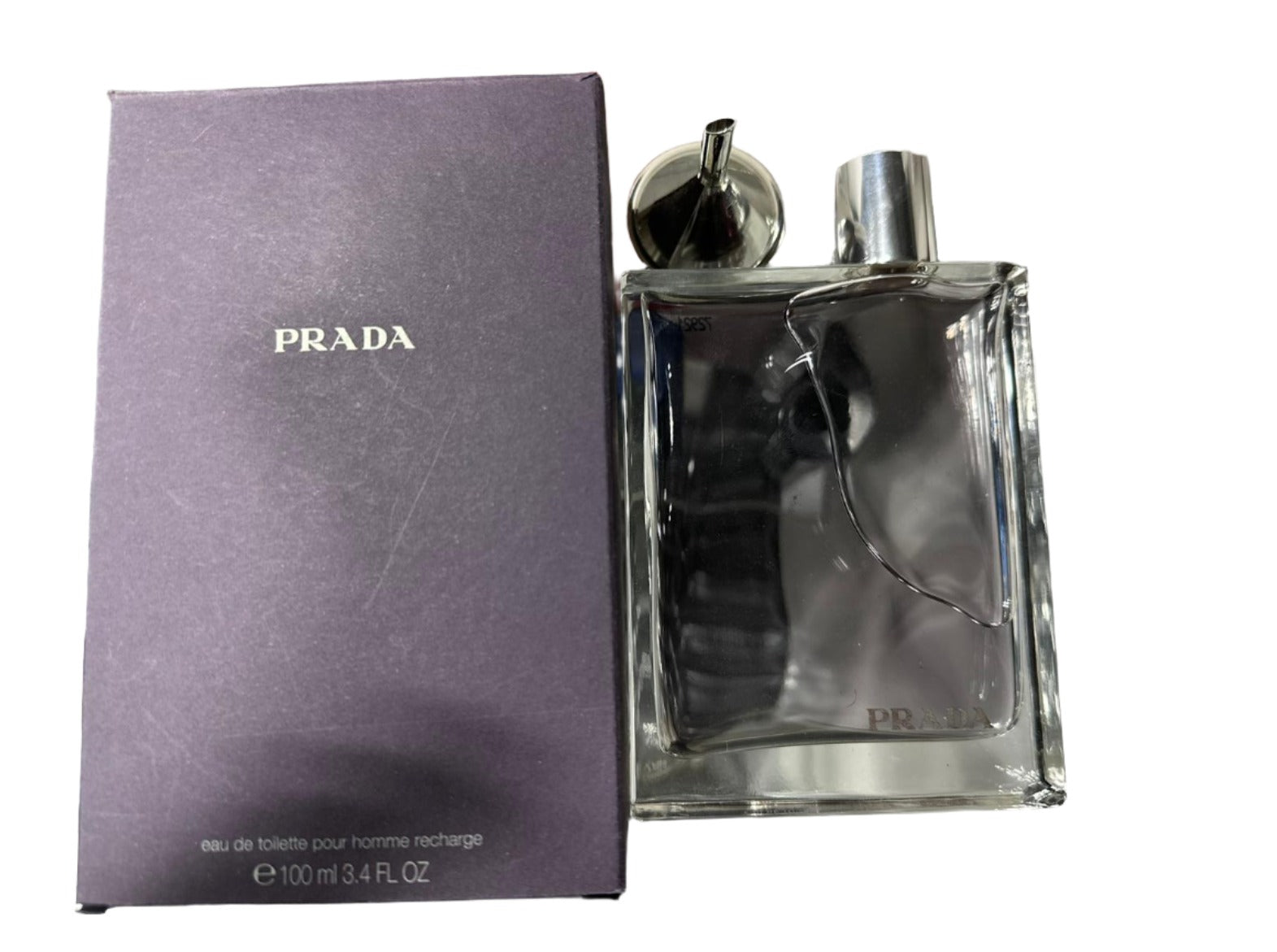 Prada Pour Homme 3.4oz Eau de Toilette recharge