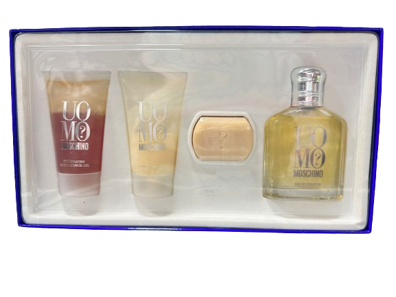 Uomo Moschino for Men by Moschino 4pc Gift Set